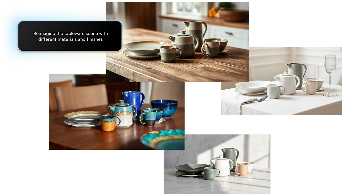KeyShot Studio AI example compositions