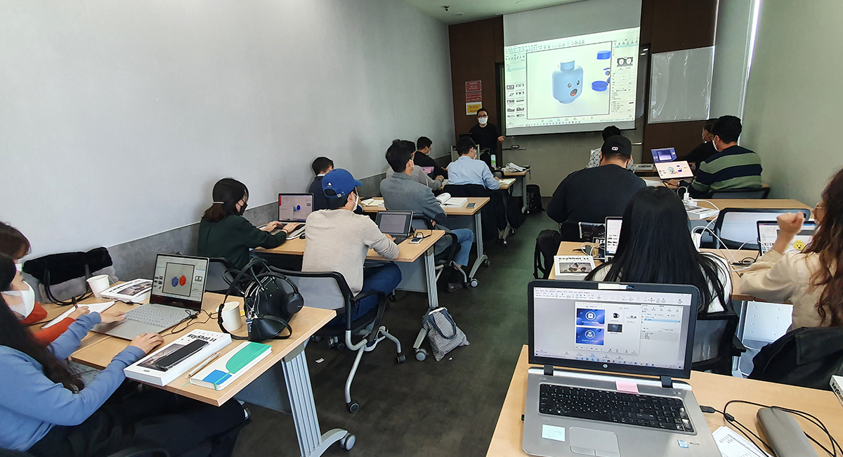 심플한 화면구성