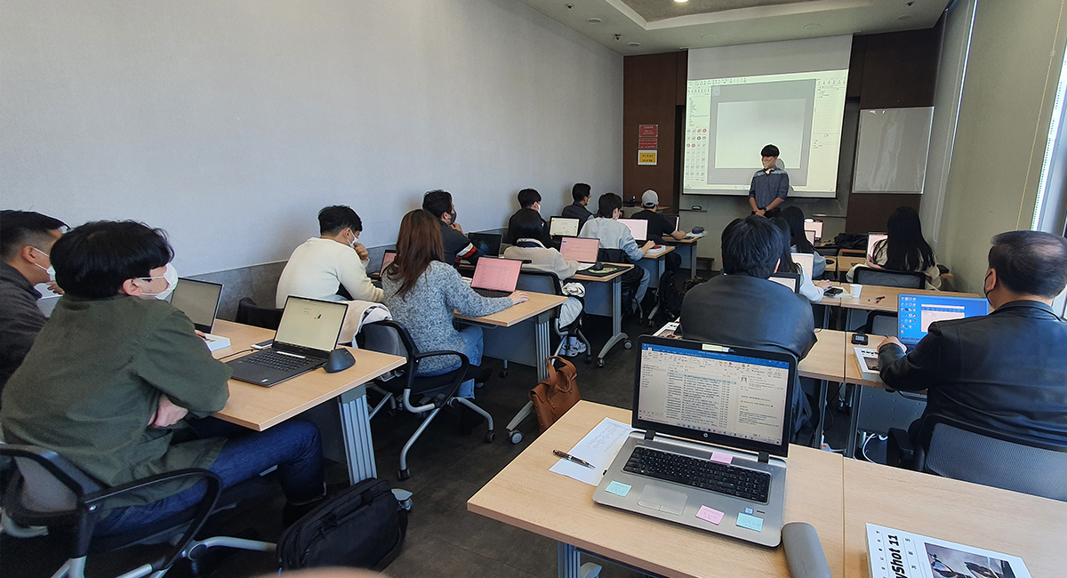 심플한 화면구성