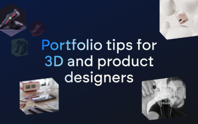 Portfolio tips for 3D and product designers